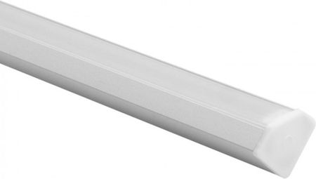 Ecolight Profil Aluminiowy Do Led Biały Narożny 2M Z Mlecznym Kloszem I Zaślepkami