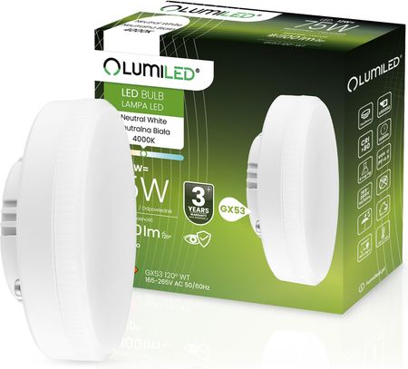 Lumiled Żarówka Led Gx53 12W = 75W 1100Lm 4000K Neutralna 120°