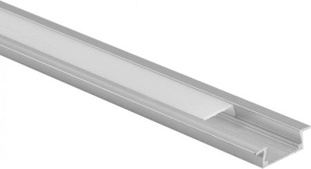 Ecolight Profil Aluminiowy Do Taśm Led Anodowany Wpuszczany 1M Z Mlecznym Kloszem I Zaślepkami