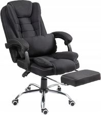 Zdjęcie FOTEL biurowy NBR004W czarny - Krynica Morska