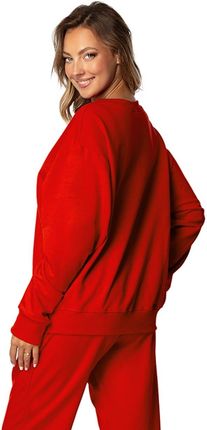 Bluza DK-K-B7 (kolor czerwony, rozmiar L) - zdjęcie 4