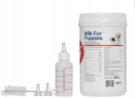 Lab-V Milk For Puppies Mleko Zastępcze Dla Szczeniąt Po Porodzie 200G - zdjęcie 2