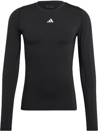 Adidas teamwear Koszulka męska adidas Techfit Aeroready Long Sleeve Tee czarna HP0626