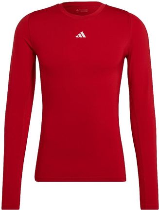 Adidas teamwear Koszulka męska adidas Techfit Aeroready Long Sleeve Tee czerwona HP0639