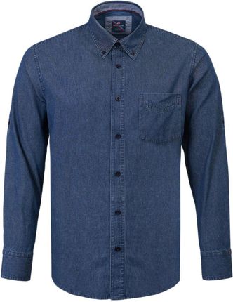 Sportowa, Bawełniana Koszula Męska - Pako Jeans - Jeansowa KSDCPJNSd4rIKAR