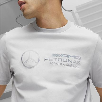 Koszulka męska Puma MAPF1 LOGO szara 62115702 - zdjęcie 4