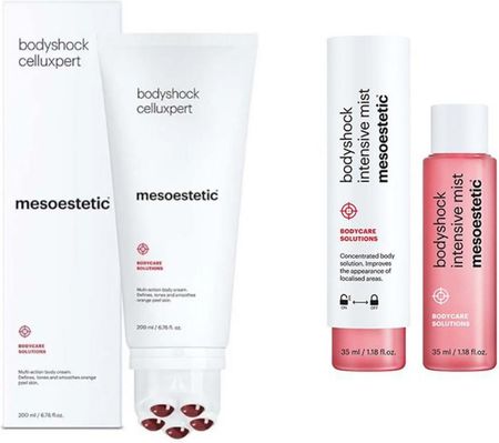 Mesoestetic Bodyshock Zestaw Celluexpert + Intensive Mist