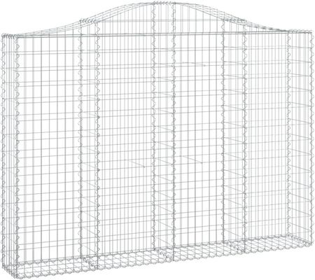 Dkd Home Decor Gabiony Z Wysokim Łukiem 4Szt. 200X30X140/160cm Ocynkowane Żelazo - zdjęcie 2