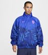 Męska kurtka piłkarska typu anorak Nike Atlético Madryt Windrunner (wersja trzecia) - Niebieski