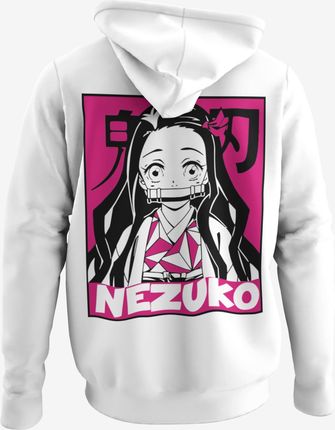 Męska kurtka z kapturem Demon Slayer Nezuko Demon Anime Streetwear manga Hoody