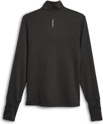 Bluza męska Puma RUN MICRO FLEECE 1/2 ZIP czarna 52405501 - zdjęcie 3