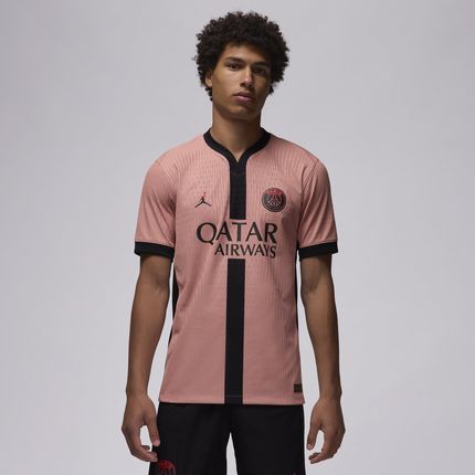 Męska koszulka piłkarska Authentic Jordan Dri-FIT ADV Paris Saint-Germain Match 2024/25 (wersja trzecia) - Różowy