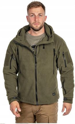 BLUZA PATRIOT Z KAPTUREM ROZPINANA POLAROWA Z IZOLACJĄ OLIVE S 2 FLAGI PL - zdjęcie 6