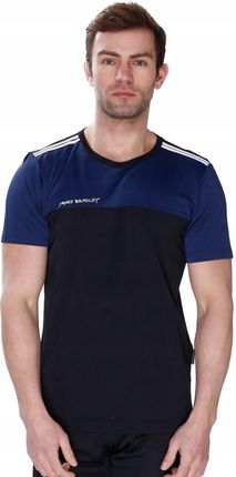 James Bradley Sportowy T-shirt męski Fit Boy termoaktywny : Kolor - Czarny