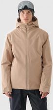 Zdjęcie Męska kurtka narciarska 4F 4FWAW24TTJAM579 - beżowa - Nowa Dęba