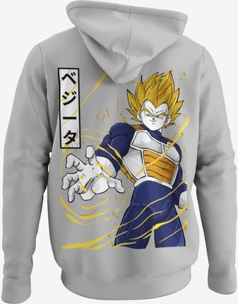 Męska kurtka z kapturem God Vegeta Son Goku Dragon Ball Anime Manga Hoodie Streetwear