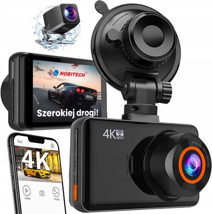 Nobitech Kamera Samochodowa Przednia + Tylna Wifi 4K N5 