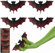 Zdjęcie Nietoperz Halloween Dekoracja Nietoperze Zestaw 4 - Strzelin
