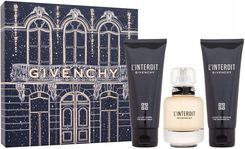 GIVENCHY L'INTERDIT ZESTAW EDP 50ML + BALSAM 75ML + ŻEL P/P 75ML