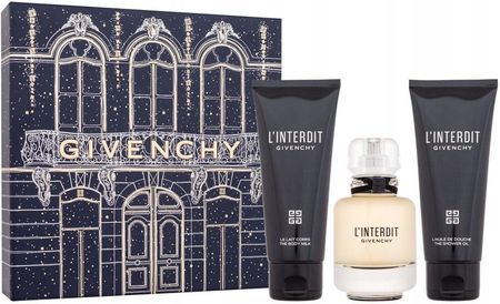 GIVENCHY L'INTERDIT ZESTAW EDP 50ML + BALSAM 75ML + ŻEL P/P