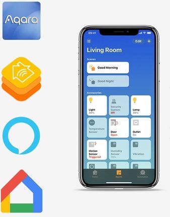 Aqara Wireless Remote Switch H1 Przełącznik scienny bezprzewodowy 2 przyciski, Szary WRS-R02 - zdjęcie 5