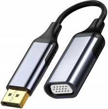 Zdjęcie Co2 Adapter Displayport Do Vga Kabel Przejściówka Konwerter Full Hd 60Hz (Co20054) - Radzyń Chełmiński