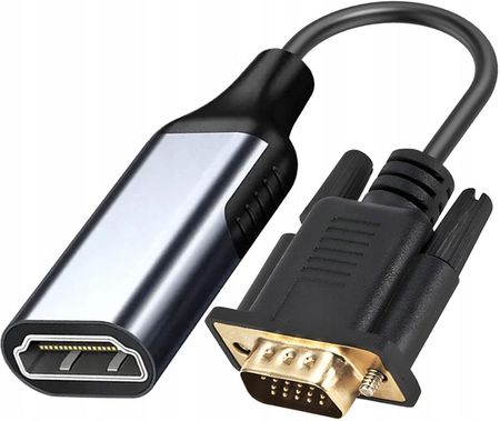 Co2 Adapter Vga Do Hdmi Kabel Przejściówka Konwerter Full Hd 1080P 60Hz (Co20060)