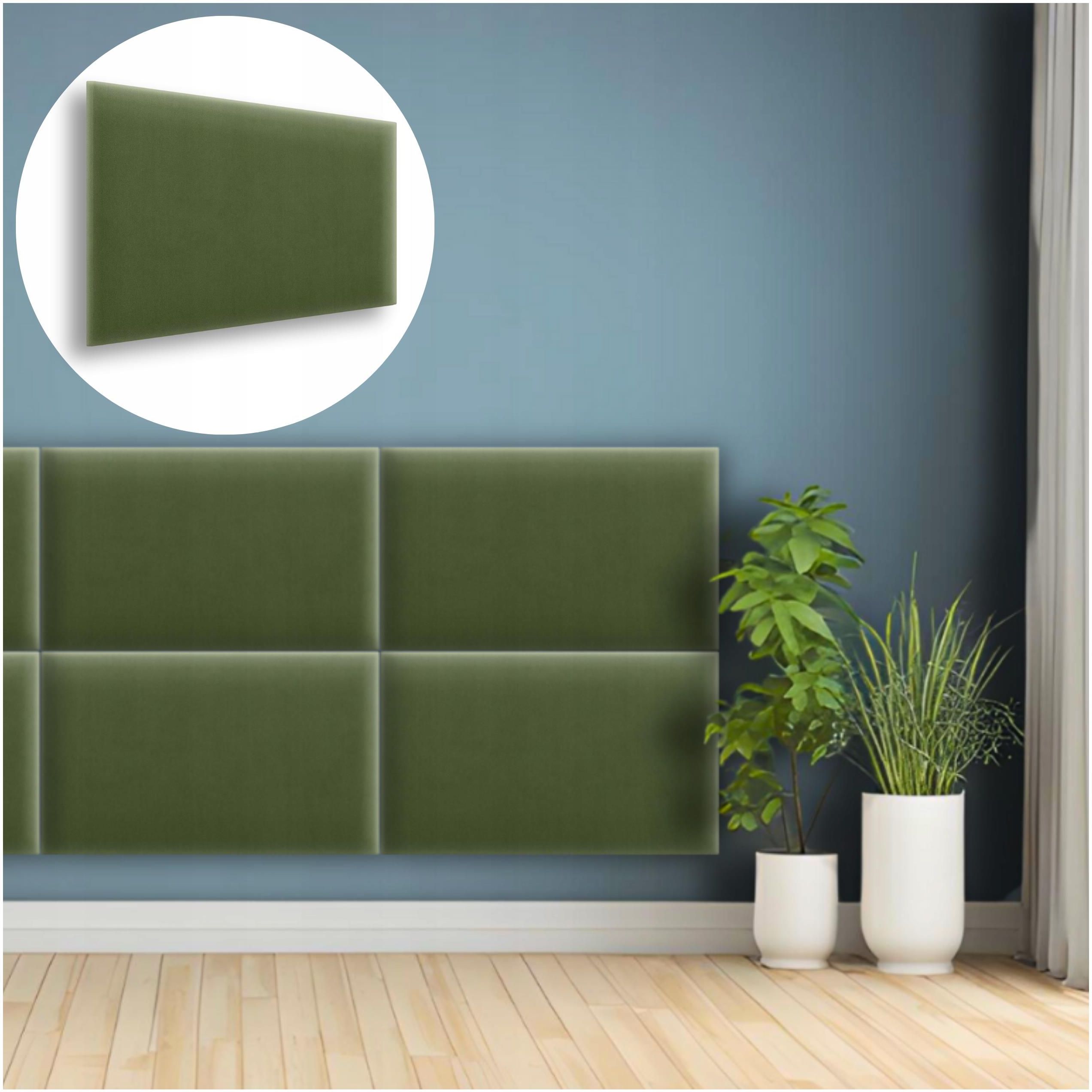 Smartlife Panel Ścienny Tapicerowany Na Ścianę Magic Velvet Khaki 50x40 ...