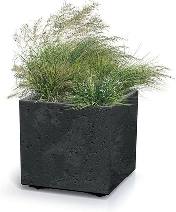 Prosperplast Doniczka Sierra Square Beton Effect 38,5cm Antracyt - zdjęcie 2