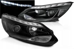 Zdjęcie Junyan Sonar Lampy Przednie Ford Focus 3 Mk3 11-14 Led Black Lpfo92 (ZZLPFO92) - Łazy