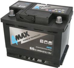 4Max 12V 60Ah/640A BAT60640RAGM4MAX