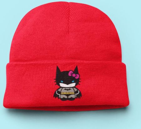 Top dziecięce czapki zimowe Hello Kitty Batman koty czapka dziecięca czapka zimowa ciepła