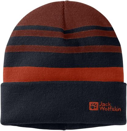 Dziecięca czapka Jack Wolfskin STRIPY KNIT BEANIE K night blue