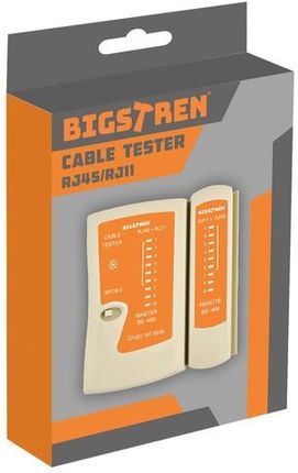 Tester do Kabli Sieciowych RJ45 RJ11 Przewodów LAN Miernik Sieci Sieciowy BIGSTREN - zdjęcie 2