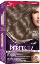 Zdjęcie Wella Color Perfect 7 Farba Do Włosów 7/18 Mroźny Perłowy Blond 50ml - Nowa Ruda