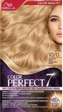 Zdjęcie Wella Color Perfect 7 Farba Do Włosów 10/0 Platynowy Blond 50ml - Drobin