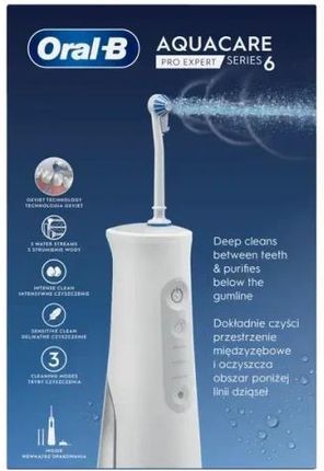 Oral-B   AquaCare 6 Pro Expert Biały