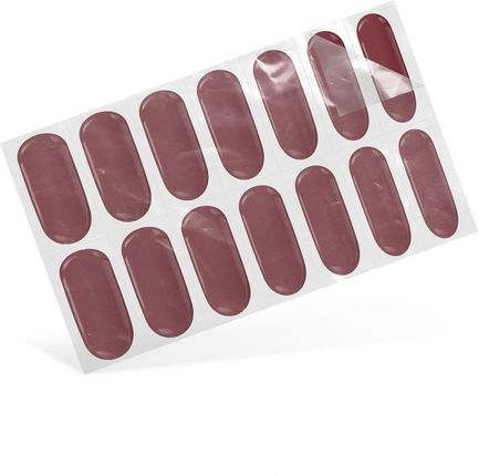 Silcare Naklejki Żelowe Nail Art. Simple Bordowe 24 Szt. - zdjęcie 3