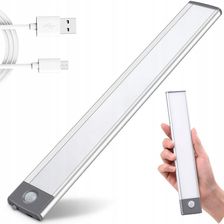 Zdjęcie LAMPKA SAMOPRZYLEPNA LISTWA PODSZAFKOWA USB 32CM - Wrocław