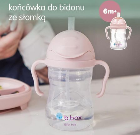 B.Box Kubek 4W1 Zestaw 240Ml Różowy - zdjęcie 2