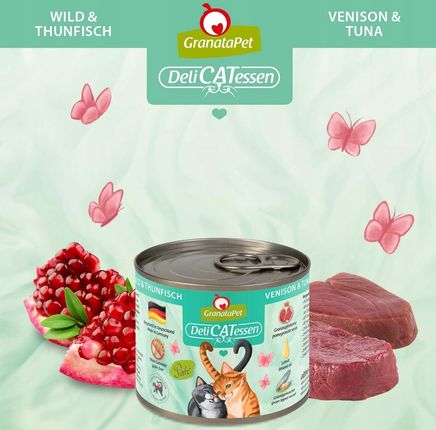 Granatapet Delicatessen Mokra Karma Dziczyzna I Tuńczyk 6X 200G - zdjęcie 2