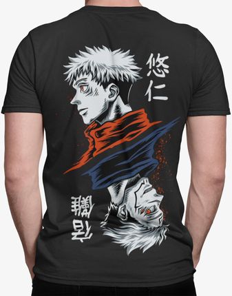 Herren T-Shirt Bio Baumwolle Anime Yuji Itadori Streetwear Manga fashion JUJITSU KAISA