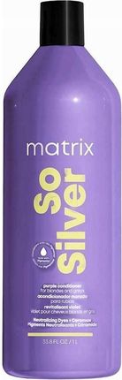 Matrix Total Results So Silver Pigment Odżywka Do Włosów Blond I Siwych 1L