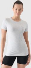 Zdjęcie Damski t-shirt basic 4F 4FWMM00TTSHF2255 - szary - Bochnia