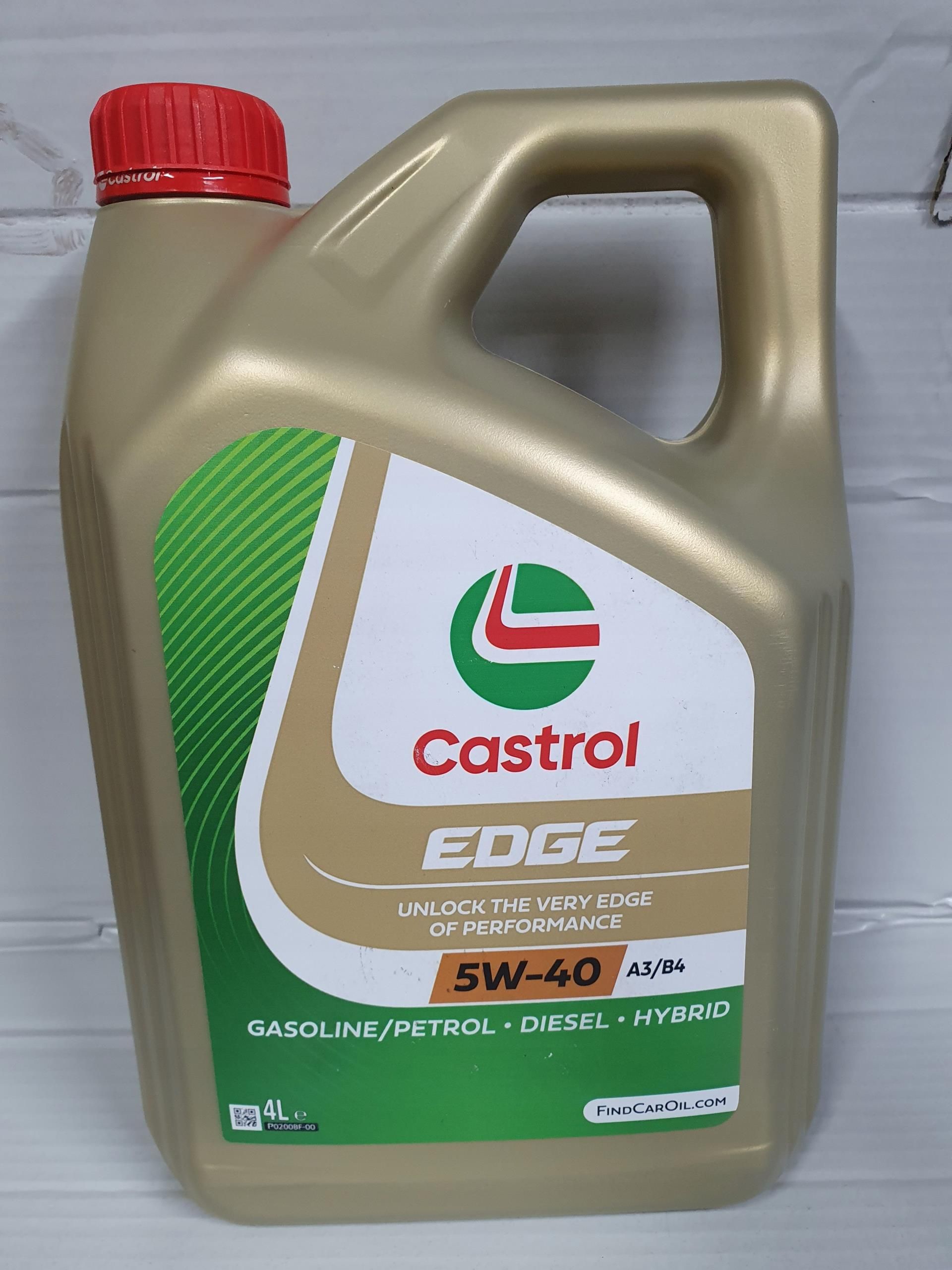 Castrol Edge 5W40 A3/B4 4l - opinie i ceny na Ceneo.pl
