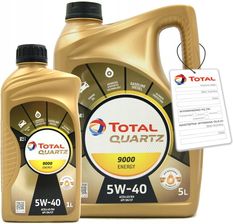 Totalenergies Total Quartz Energy 9000 5W40 A3/B4 Sn/Cf 6l 5l+1l