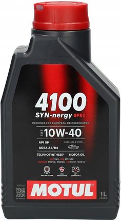 Motul 4100 Syn-Nergy Spec 10W40 1l - zdjęcie 3