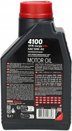 Motul 4100 Syn-Nergy Spec 10W40 1l - zdjęcie 2