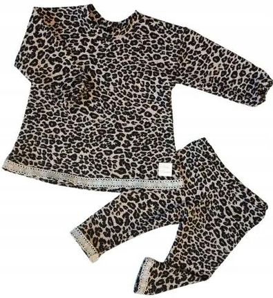 Dres Panterka jasny beż z koronką rozmiar 116