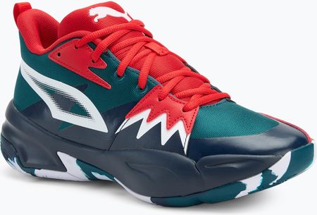 Buty Do Koszykówki Męskie Puma Genetics Club Navy/Cold Green/For All Time Red